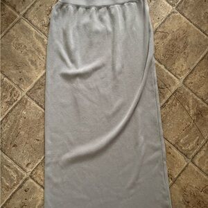 Urban Outfitters Soft Gray Maxi Skirt